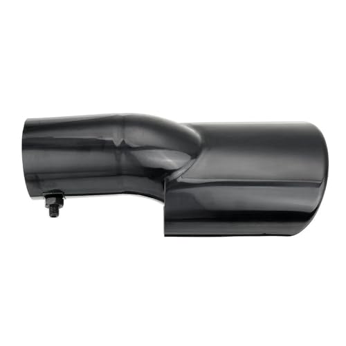 Silenciador de escape universal punta redonda cola acero inoxidable para Civic 4 puertas