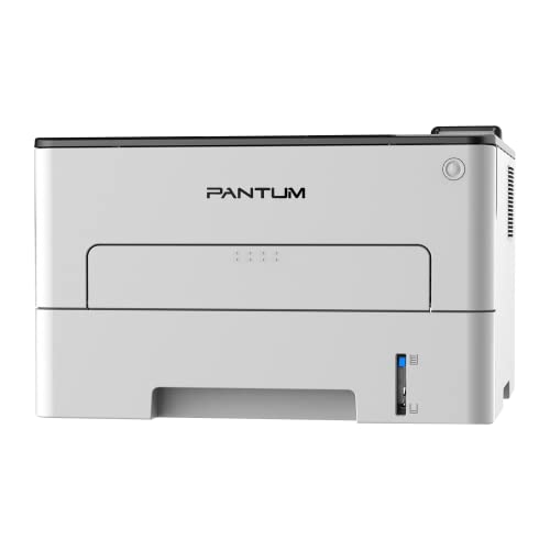 Pantum P3302DN Single Function Laser Printer White For Home and Office Automatic Duplex Printing Network Ready Includes 1500 Page Start Toner Cartridge