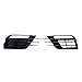 Car Front Bumper Fog Light Lamp Cover Grille Lower Grill Compatible For Volkswagen VW Scirocco R 2015 2016 2017 2018(Left)
