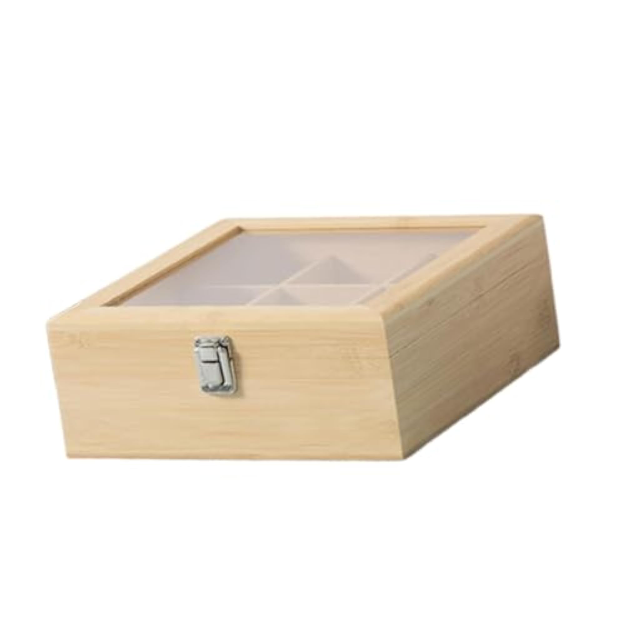 Wood Tea Storage Organizer for Coffee Capsules, 23x23x9cm
