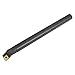 Pramet 6760453 Standard Indexable Turning Tool Holder with Steel Shank, SEUC Tool Holder, EC.. 0602.. Insert, Right Hand Cutting, 8 mm Shank, 93 deg Lead Angle, 0 deg Orthogonal Rake, 125 mm OAL