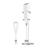 KEXIAO Montalatte elettrico automatico con frusta in acciaio inox, per caffè, latte, panna e cottura