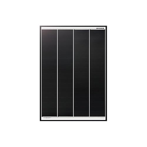 GWSOLAR 30W Solar Panel for 12V Battery, Shade Resistant Parallel Cell Design, Monocrystalline PERC with Blocking Diode, Easy Installation for