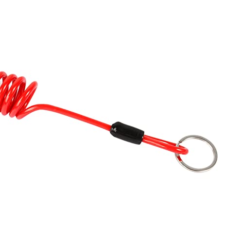 Fizlig 4 Foot Breakaway Trailer Cable - Trailer Brake Safety Cable Spring Towing Coiled Wire For Rv Trailer Emergency Camper (1 Pack) #TOP6