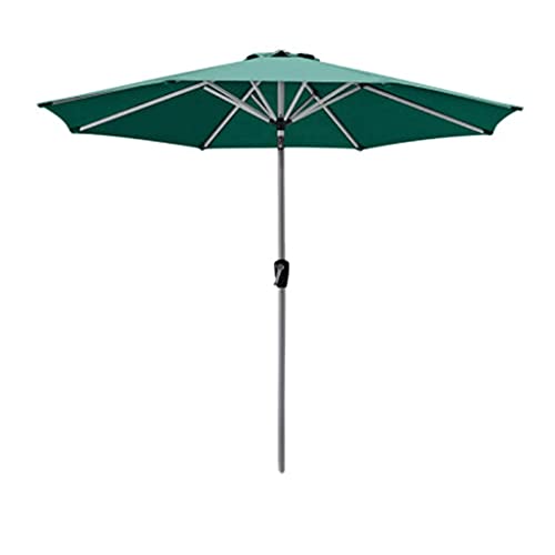 Parasol con protección solar CLSDRZC e inclinación para tardes frescas en la terraza