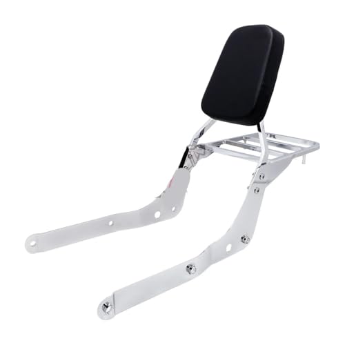 Dossier de passager arrière moto avec support bagage pour éliminer la fatigue en VT750 Aero