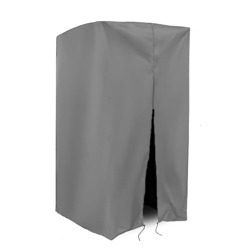 NbgrvB Funda para barra de dominadas al aire libre para equipo de fitness, tela Oxford 210D/420D, impermeable y resistente al desgaste, con cordón, diseño plegable, 102 x 107 x 163 cm, color gris 420D