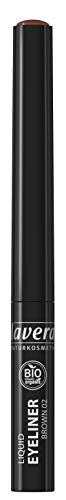 lavera Liquid Eyeliner Brown 02 - Eyeliner with organic blossom extracts & organic oils - provides long-lasting wear & creates an expressive look - vegan - organic (1 x 2,8 ml) - Image 3