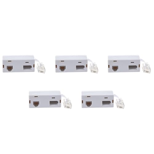 Svcxeyp 5X RJ45�v���O��BT RJ11�񎟃X�v���b�^�d�b�A�_�v�^