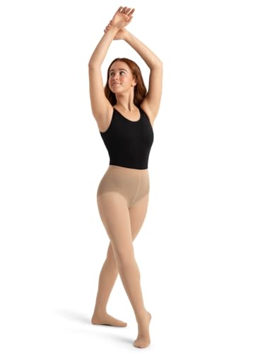 Capezio Womens Ultra Soft Footed Tight with Self-Knit WaistbandTight2
