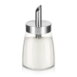 Vucchini Sugar Dispenser 140ml 4.7oz, Lid Non-Sharp Pour Spout, Glass Bottle Pouring Easy, Kitchen Container, Decorative Accessories for Counter, Coffee Bar, Restaurant