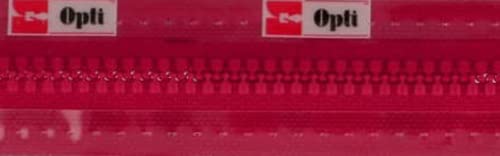 Opti Zip Fastening, Polyester, 00752 Red, 30 cm, #00752 Red - Image 2