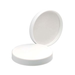 Wheaton® 89-400 PP Caps, White, Foamed Poly Liner, case/500