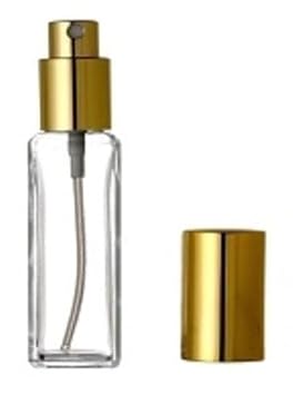 Comparable to Blue DChanel Alcohol-Free Perfume Oil 8ml Travel Size Sprayer Glass Bottle, Long Lasting Fragrance, 98% True-to-Scent, Clean Scent Perfume, Main Accords - Woody, Amber