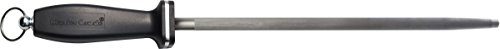 Master Grade Hard-Chrome Finish Knife Sharpener Rod, Knife Honing Rod, knife sharpeners for kitchen knives L 12″ D 0.5” by Master Grade - Used condition - US$10.47