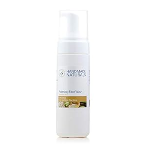 Handmade Naturals Unscented Foaming Face Wash with Organic Aloe Vera – SLS & Paraben Free
