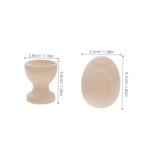 ULTECHNOVO 1 Set Simulierte Eierablage Eierbecher Eierständer Entzückender Halter Für Hartgekochte Eier Für Wiederverwendbarer Becher Für Gekochte Eier Tisch Frühstückshalter Für – Bild 3