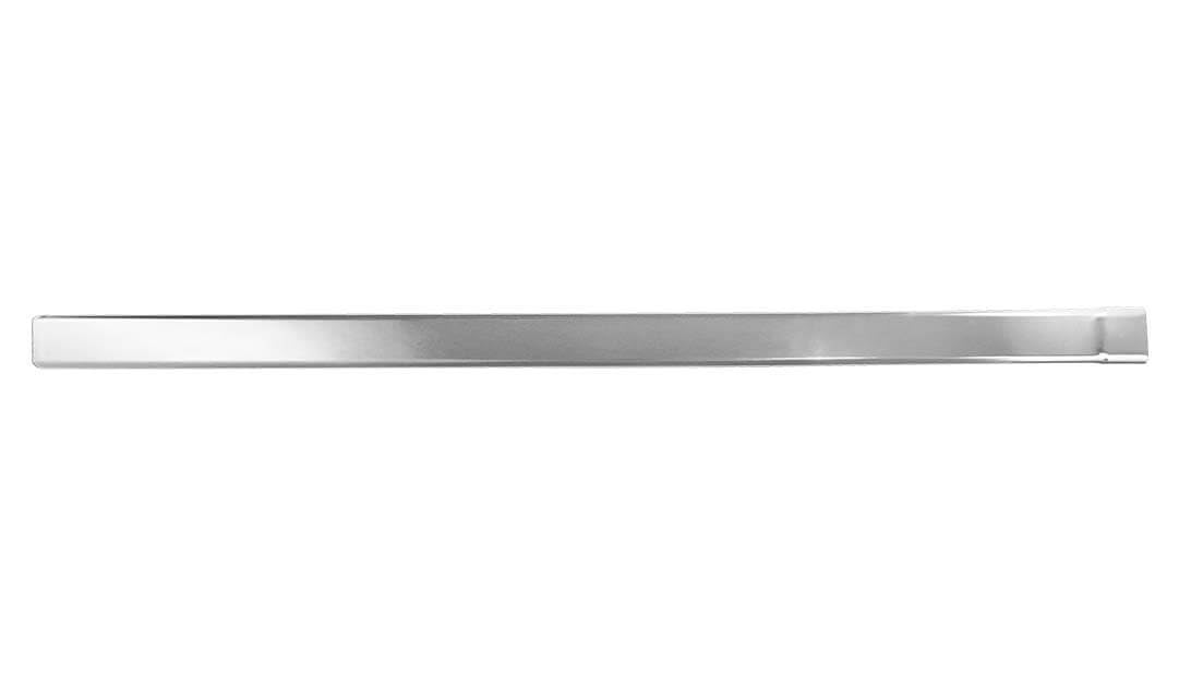 Renoplast® RK65 Aluminium Tuyau de descente, 200 cm 45x45 mm Gris Rectangulaire, Gouttière Gouttière d'évacuation des eaux de pluie Drainage de toit Profilés en tôle pliée