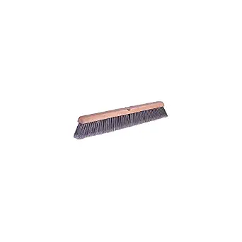Weiler 42042 24-Inch Fine Sweep Floor Brush, Flagged Silver Polystyrene Fill