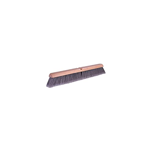 Weiler 42042 24" Fine Sweep Floor Brush, Flagged Silver Polystyrene Fill, Natural by Weiler - Used condition - US$22.47
