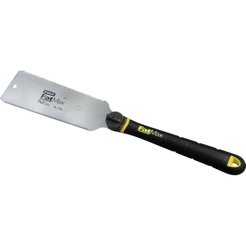 Stanley FatMax 0-20-501 piła słowacka (drobna i gruba 8 i 17 zębów/cale, JetCut, ergonomiczny uchwyt bi-materiałowy)