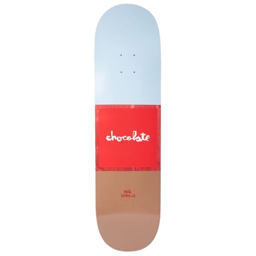 Chocolate Herrera Red Square Skateboard Deck - 8.50