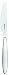 Guzzini Feeling 9-Inch L Knife, White