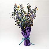 Creative Converting Club Pack Birthday Party Decorations Bright Bold Metallic Foil Spray Centerpiece, Box 6 Centerpieces