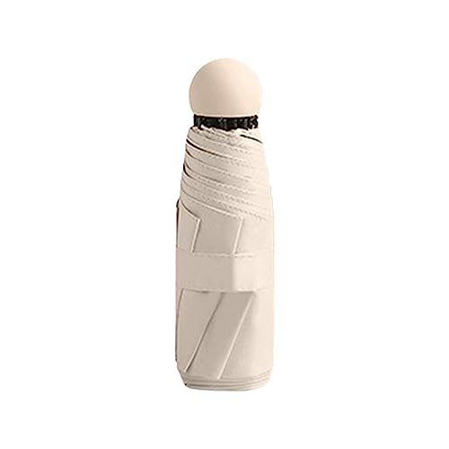 Paraguas impermeable beige que no se gira con el viento 7