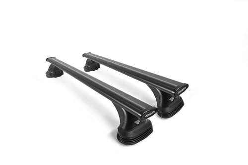 Lunghe 100 cm, larghe 8 cm e alte 2,7 cm, hanno portata massima 100 kg. Sono realizzate in lega di alluminio, hanno una forma aerodinamica e sono dotate di Spoiler Antirumore per dare una minore rumorosità dovuta al vento rispetto alle tradizionali barre di forma ovale.