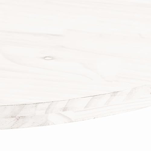Tablero de pino ovalado blanco 70x35 cm: soluciona la falta de espacio 7