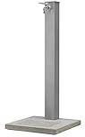 Fontana da Giardino Belfer 42QBM con Base in Cemento e Rubinetto Colore Alluminio