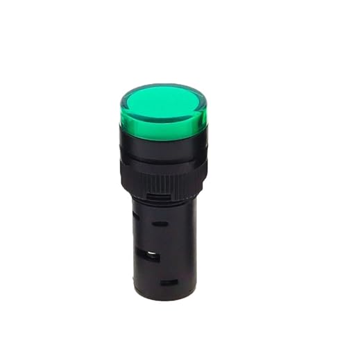 Signal de montage sur panneau 16mm LED verte 220V anti-vibration