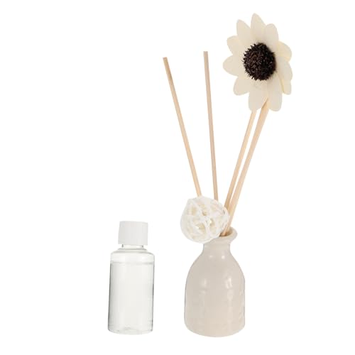 Difusor de aroma con varillas de rattan y aceite esencial de lavanda miniatura 1