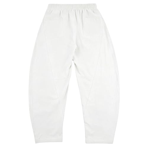 Pantalon en lin homme pour la plage - Coupe ample et décontractée style harem pour l'été