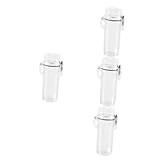 COLLBATH 4 Piezas Creativo Impermeable De Doble Propósito. Estuche Reutilizable Cubiertas Más Ligeras De Antorcha Plasticard Abrigo Limpio Mostrar Agua El Plastico Transparent