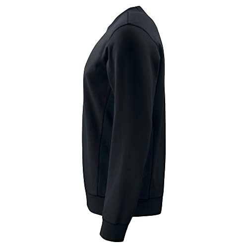 Sweat gris homme S pull sport casual col rond vêtement mode - 7