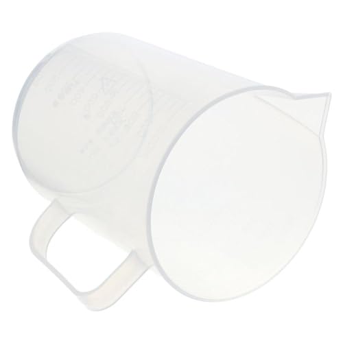 Vaso medidor de resina 1000 ml plástico silicona miniatura 6