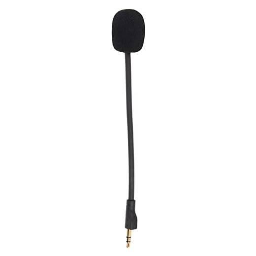 Substituição de Microfone de 3,5 Mm, Plugue Curvo Banhado a Ouro de 3,5 Mm Com Redução de Ruído para Jogos Headset e Substituição de Microfone para Logitech G PRO G PRO X