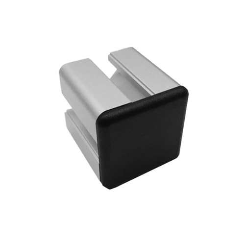 Profilé aluminium 2020 sans bords tranchants grâce aux 10 embouts nylon noir