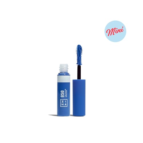 3INA MAKEUP - The Color Mascara 850 (Mini) + The Color Pen Eyeliner 850 (Mini) - Blue Eyeliner & Mascara - Travel Size Set - Vegan - Cruelty Free - Image 3