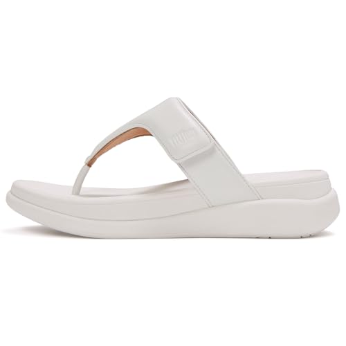 Image of FitFlop womens F-mode Go Adjustable Flatform Toe-post Sandals