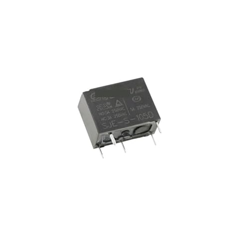 Relé electromecánico SJE-S-124DM 4PIN pack de 5 piezas para circuito impreso 4