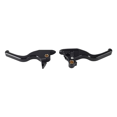 Image of 3 Finger 5.9 inch CNC Shorty Hand Control Lever Kit Brake Clutch Levers Fit for Harley Touring Electra Glide Highway King Ultra Limited 2008-2013, 2021-2024(Black)