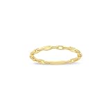 GELIN 14k Solid Gold Stackable Ring for Women - Size 5