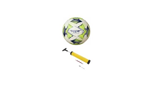 Bola De Futebol Profissional Topper Futsal Slick 22 Com Bomba De Encher- Tamanho Oficial para Quadra | Ideal para Treinos e Jogos e Lazer