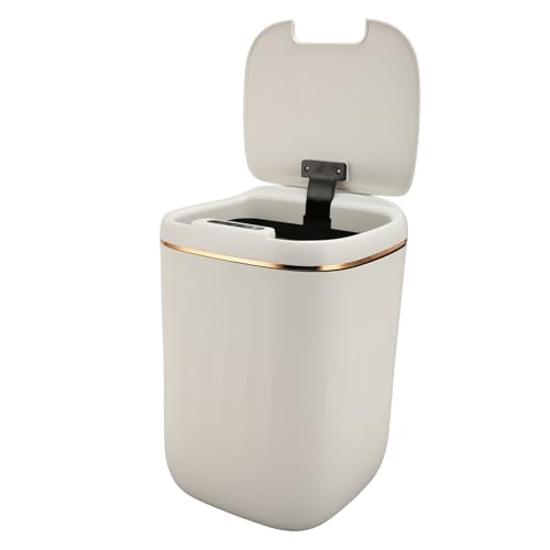 TOPINCN Smart Sensor Mülleimer, 20L Automatischer Müllbehälter mit IPX5, Stromanzeige und Ladung Vom Typ C, Große Kapazität für Küche, Badezimmer, Büro, Berührungsmüll Can für Wohnzimmer