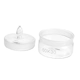 CONGARTENO Spezifische Gravitätsflasche Glas Laborwaage Flachform Präzisionsmessflasche Chemikalien Behälter für Wissenschaftliche Analyse