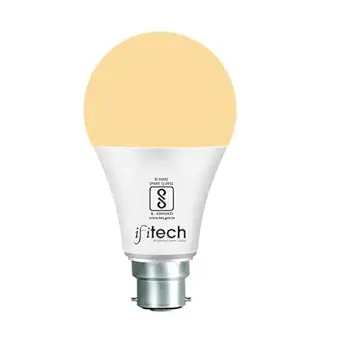 IFITech IFIDNSL-7W Dusk to Dawn LED Bulb | Auto ON/OFF Day/Night Sensor Led Bulb (Automatic On During Night, Off During Day) For Home, Office, Shop etc. (Warm White - Pack Of 1)- 2024 Model
