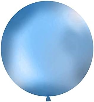 PartyConcept GIANT 36" (Up to 1 Metre) Latex Balloon, Jumbo Balloon, Wedding Balloons ( Blue)